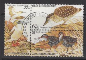 COCOS (KEELING) ISLANDS SG132a 1985 BIRDS FINE USED