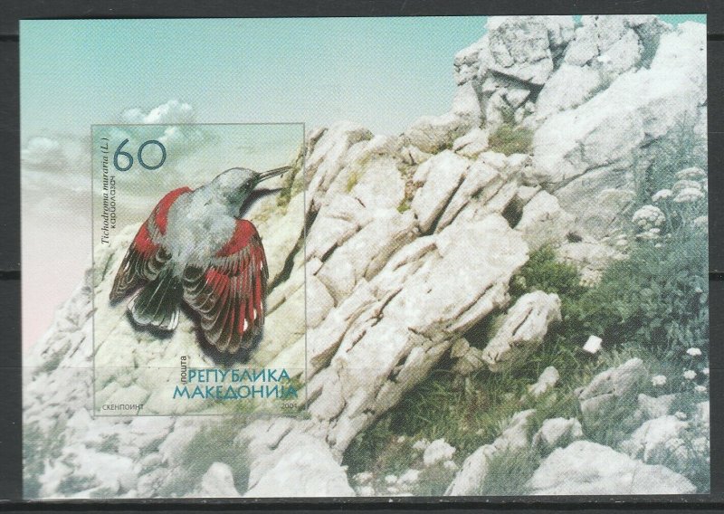 Macedonia 2004 Birds MNH Block
