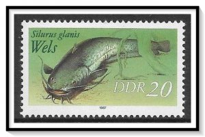 Germany DDR #2609 Freshwater Fish MNH