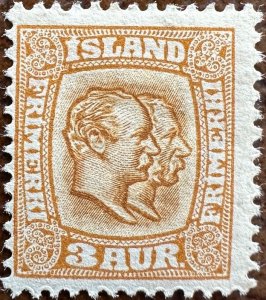 Iceland 1907-08 Sc. 72 Unused