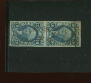 Scott R36a Inland Exchange Revenue Imperf Pair of 2 Stamps  (Stock R36-A3)