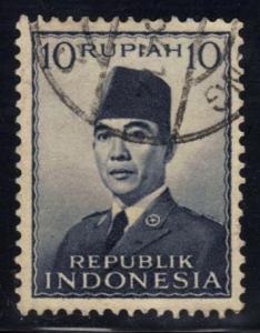 Indonesia #395 Pres. Sukarno; Used