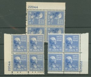 United States #816 Mint (NH) Plate Block