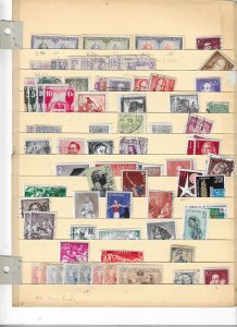 SPAIN COLLECTION ON STOCK SHEET MINT/USED