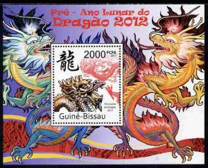 Guinea - Bissau 2011 Chinese New Year - Year of the Drago...