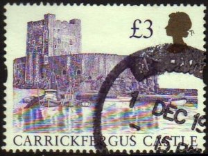 Great Britain 1995 Sc#1447A, £3 Carrick Fergus Castle USED-Fine.