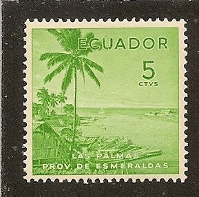 Ecuador   Scott 596   Palms   MNH