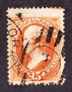 US 189 15c Webster Used VF-XF Jumbo