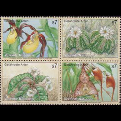 UN-VIENNA 1996 - Scott# 199a Endang.Species Set of 4 NH