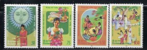 Sri Lanka 786-89 MNH 1986 set (fe5766)