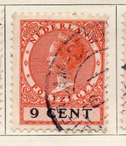 Holland 1924-29 Early Issue Fine Used 9c. 234394