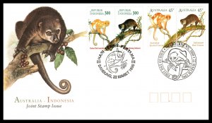 Australia 1489-190 Animals Joint Issue U/A FDC