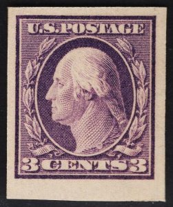 US #483 3c Violet Washington Imperf Type I MINT NH  SCV $24