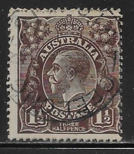 Australia 24b 1914-24 1 1/2d KGV Used (z2)