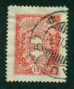 Lithuania 1927 #214 U SCV(2018) = $0.35