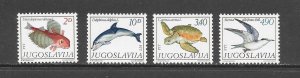 YUGOSLAVIA #1473-6 MARINE LIFE MNH