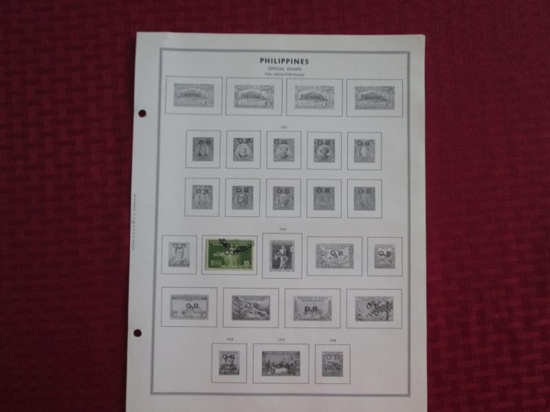 Philippines, Approx 50 Stamps on 4 Harris Album Pages, Mint & Used, C371