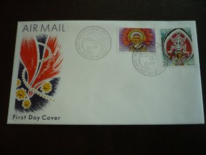 Postal History - Papua New Guinea - Scott# 456-457 - First Day Cover