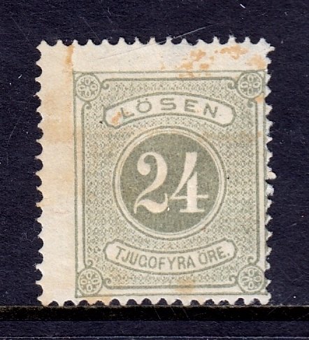 Sweden - Scott #J8 - MH - Toned gum on front - SCV $75