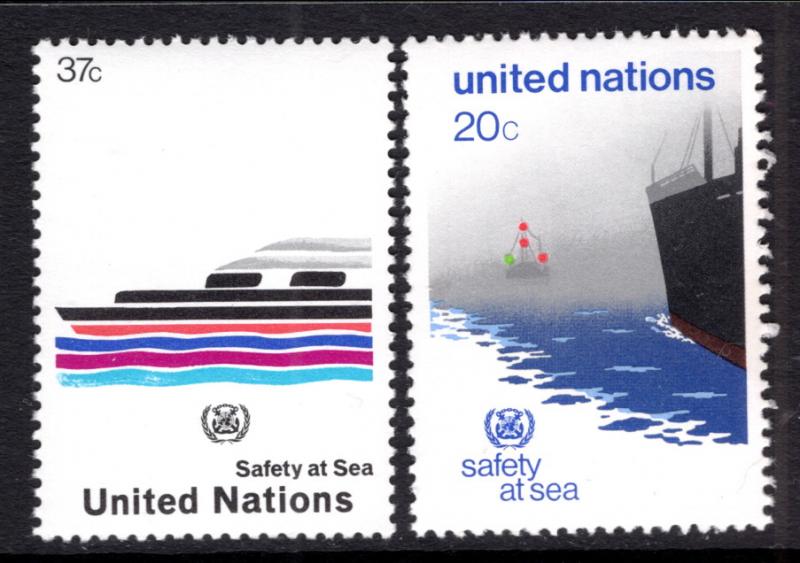 UN New York 394-395 MNH VF