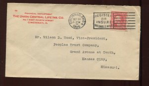 482 Schermack LATE 1925 COMMERCIAL USAGE Used on Cover LV2629