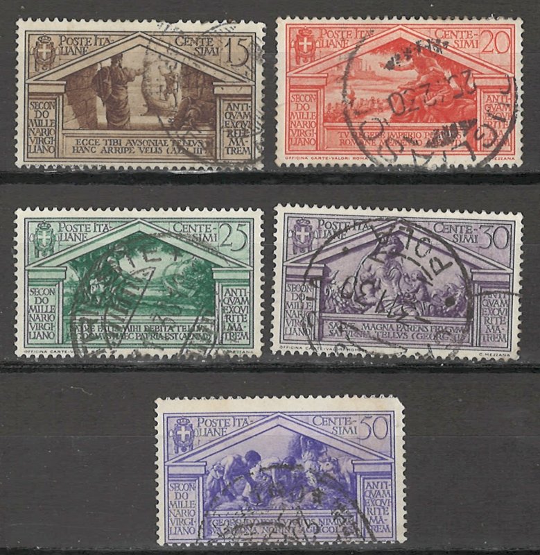 COLLECTION LOT # 5408 ITALY #248-252 1930 CV+$10