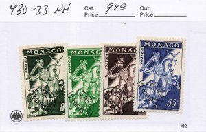 MONACO  430-33   MNH