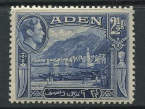 ADEN - Scott 21 - KGVI Definitive Issue - 1938 - MNH - Single 2.1/2a Stamps