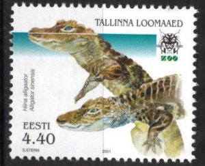 Estonia 2001 Tallinn Zoo Chinese Alligator MNH