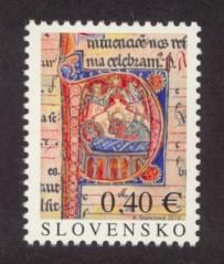 Slovakia Sc# 603 MNH Christmas 2010