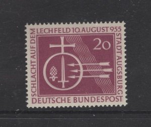 Germany #732  (1955 Battle of Lechfeld issue) VFMNH CV $7.50