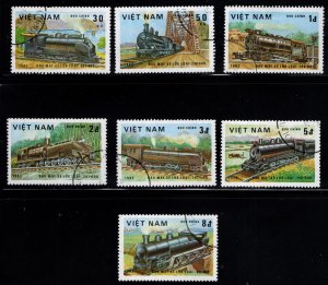 Unified Viet Nam Scott 1250-1260 Used Train Locomotive set