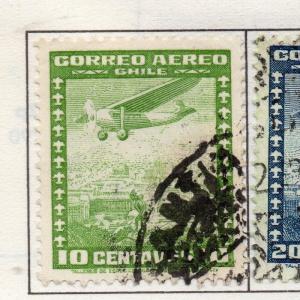 Chile 1940-55 Early AIR Issue Fine Used 10c. 221314