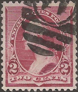 # 219d V.F.+ Lake Used George Washington