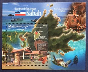 Malaysia 2018 Tourist Destinations - Sabah MS MNH