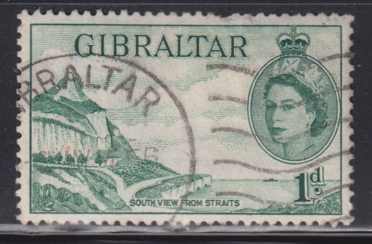 Gibraltar 133 South View From The Straits 1953