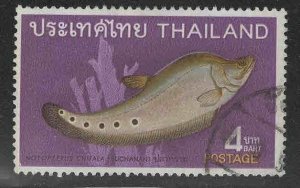 Thailand  Scott 508 used Top Value of 1968  Fish set CV $17.50