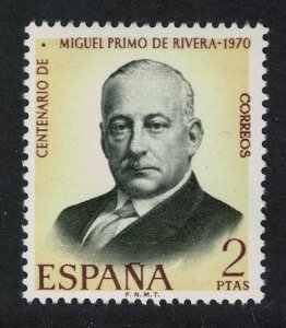 Spain Birth Centenary of General Primo de Rivera 1970 MNH SG#2034