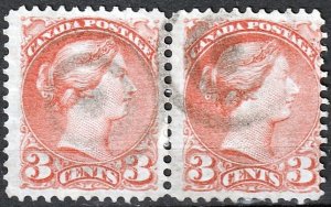 Canada Small Queen #37/41 Pair (454)