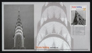 #3910b 37c Chrysler Building, Fleetwood FDC **ANY 5=FREE SHIPPING**