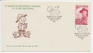 Cover / Postmark Brazil 1977 Scouting