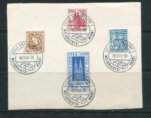 Germany #B298-301 Used on piece (LOT#L)