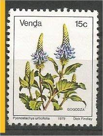 VENDA, 1979, MNH 15c, Flowers, Scott 17