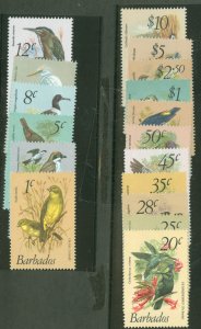 Barbados #495-506/507-511  Single