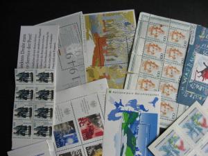 GERMANY MNH stamps, SS, booklets but some mixed condition, see pictures