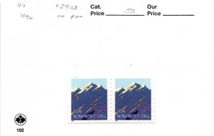 United States Postage Stamp, #2903 Pair Mint NH, 1996 Mountian (AB)