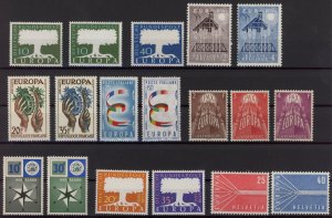 [HipG1101] Europa 1957 the Complete Year very fine MNH Stamps value $220