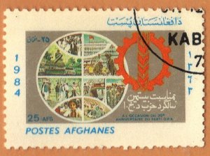 AFGANISTAN  SC# 1118 **USED** 25af  1985   SEE SCAN