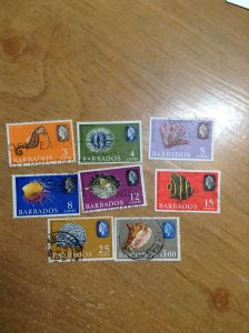 Barbados  # 269-71/73-76/79  Used