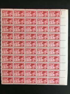 Grand Army of the Republic 1949 sheet of postage stamps Sc# 985